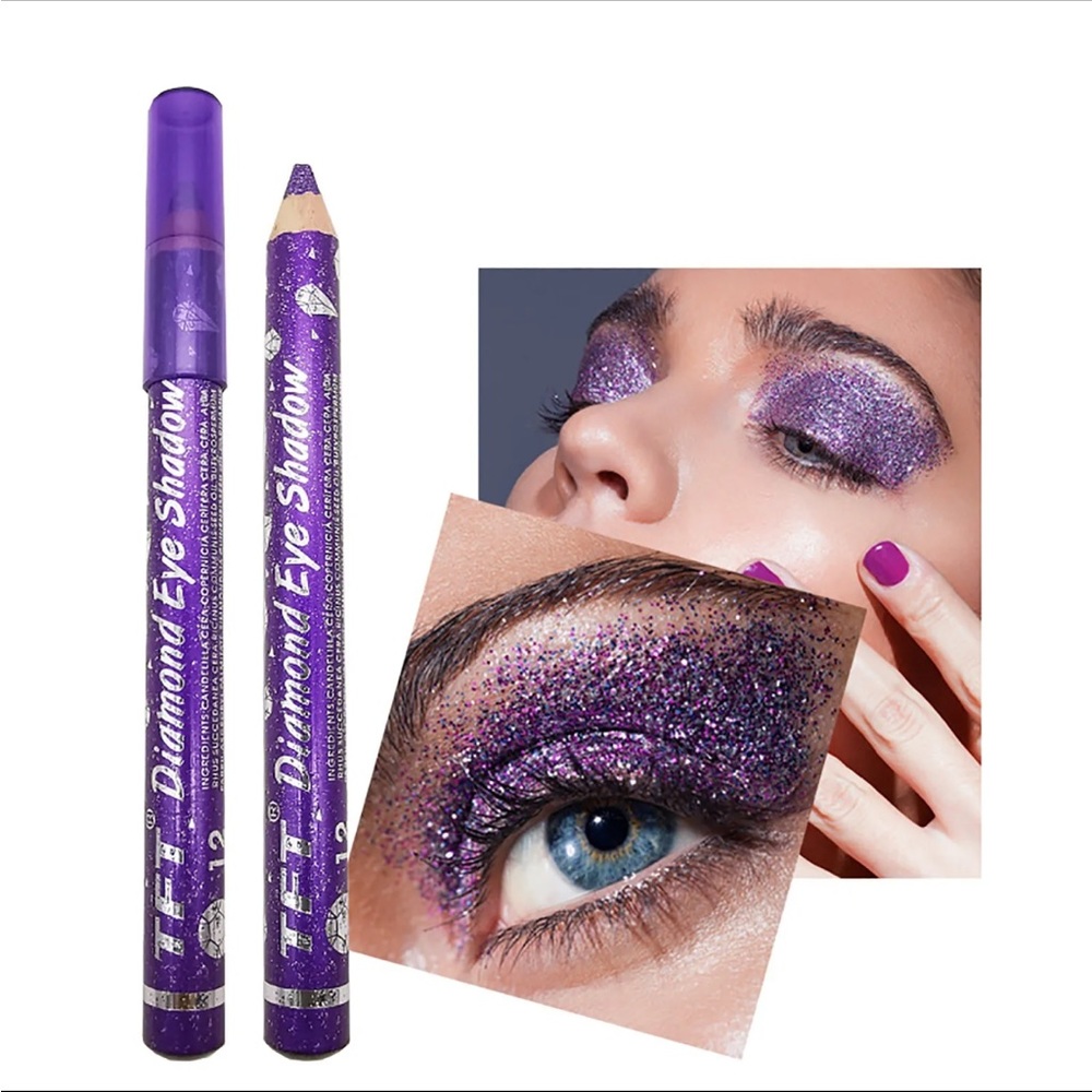 5/20$ if u bundle Royal Purple Glitter Makeup - Picture 10 of 11